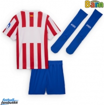 Atletico Madrid Hjemmedraktsett Barn 2025-26 Kortermet (+ Korte bukser)